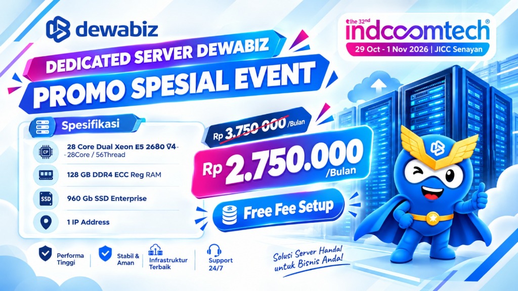 Promo Dedicated Server Dewabiz